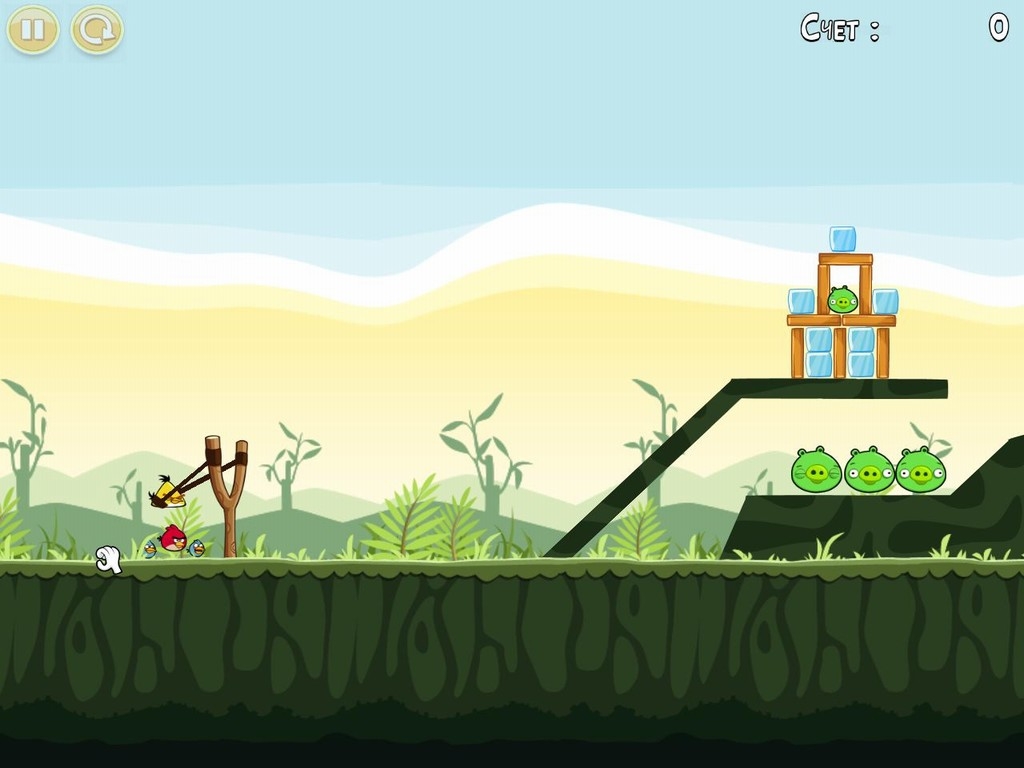 Скриншот из игры Angry Birds под номером 6