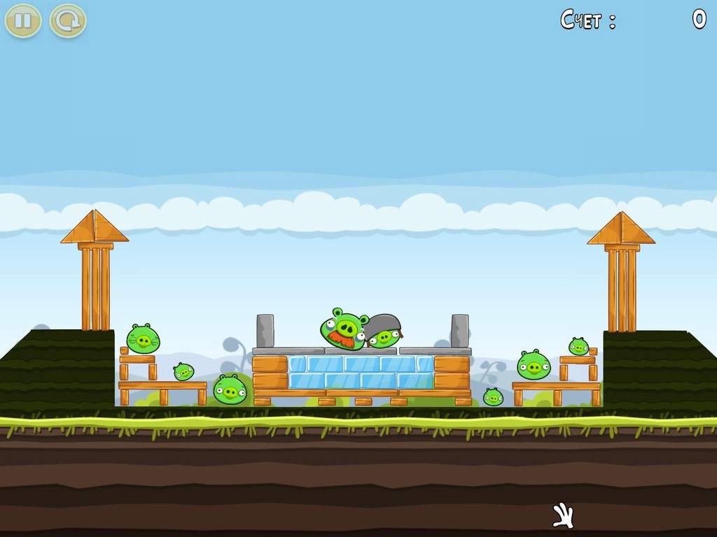Скриншот из игры Angry Birds под номером 61