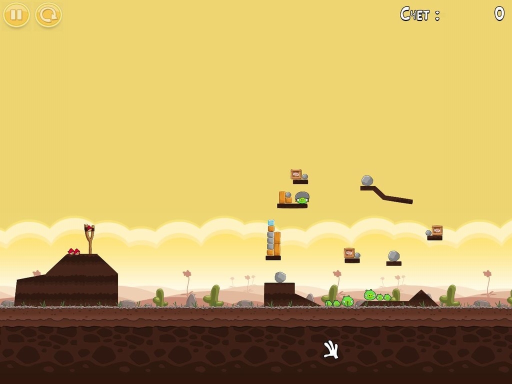 Скриншот из игры Angry Birds под номером 63