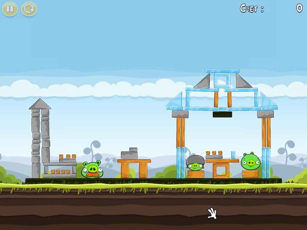 Скриншот из игры Angry Birds под номером 68