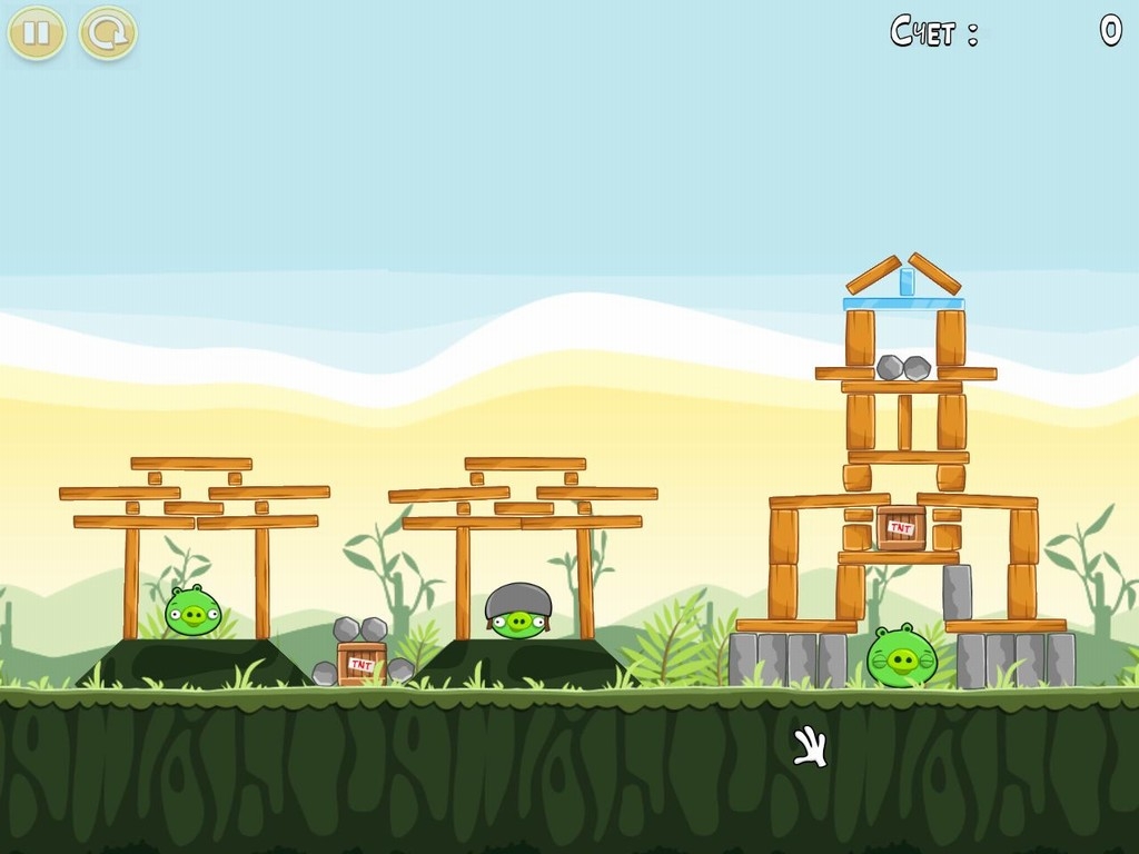 Скриншот из игры Angry Birds под номером 69