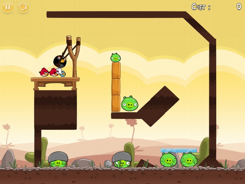 Скриншот из игры Angry Birds под номером 70