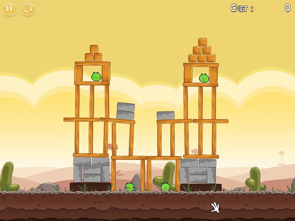 Скриншот из игры Angry Birds под номером 71