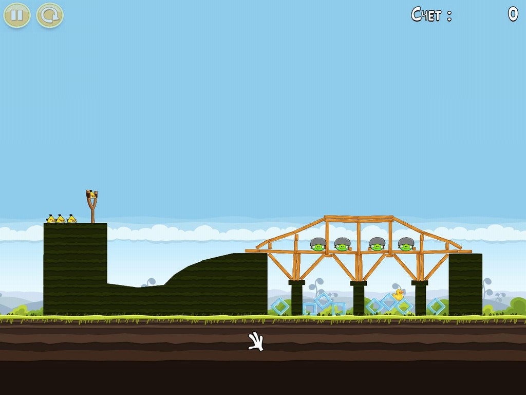 Скриншот из игры Angry Birds под номером 73