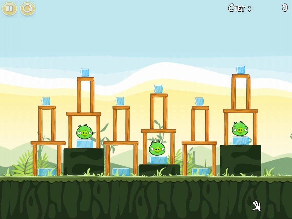Скриншот из игры Angry Birds под номером 74