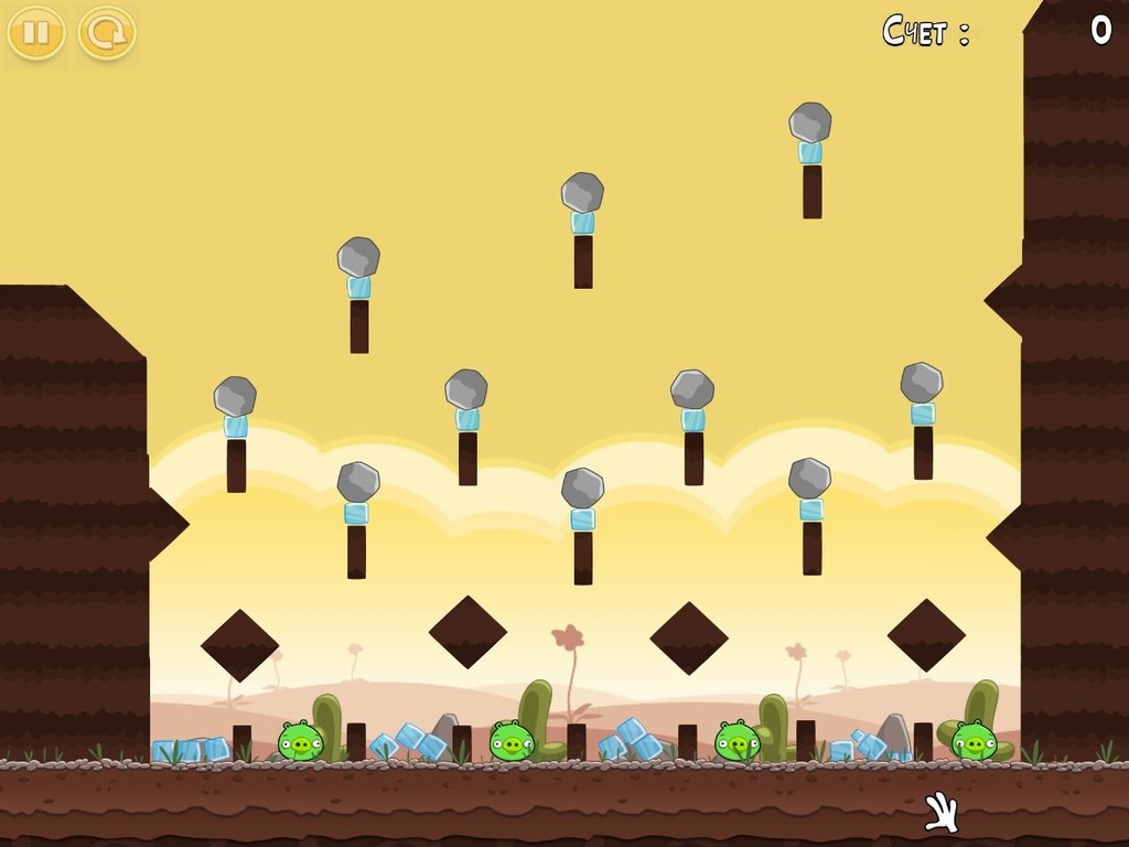 Скриншот из игры Angry Birds под номером 75