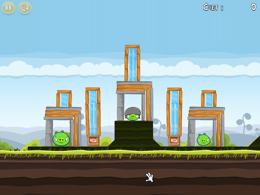 Скриншот из игры Angry Birds под номером 76