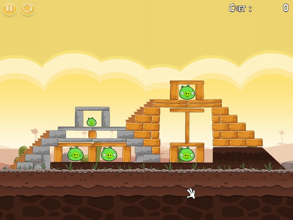 Скриншот из игры Angry Birds под номером 77