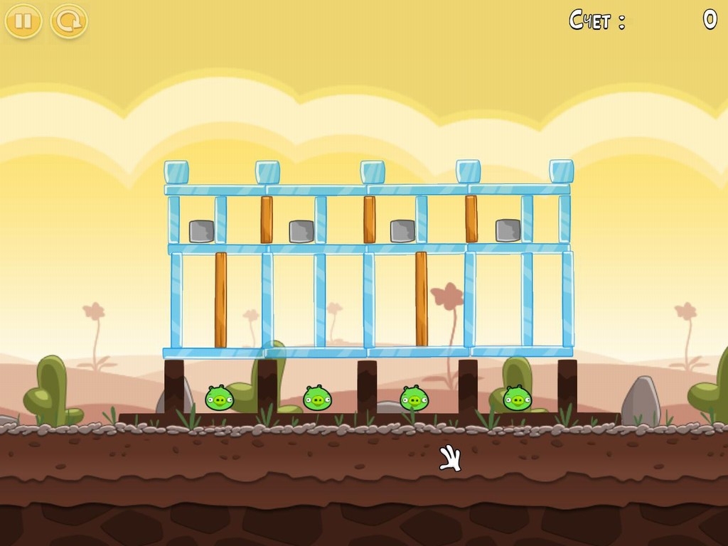Скриншот из игры Angry Birds под номером 82