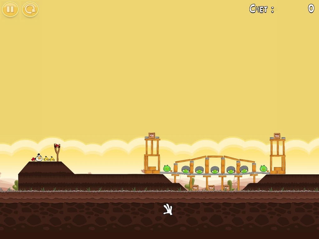 Скриншот из игры Angry Birds под номером 83
