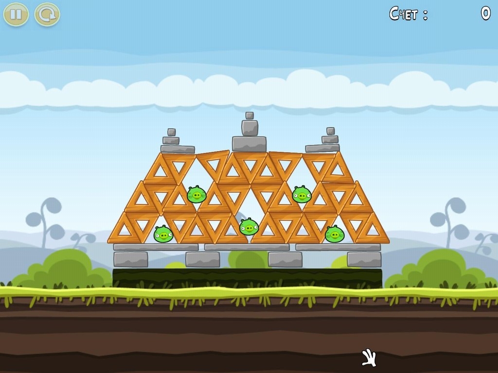 Скриншот из игры Angry Birds под номером 85