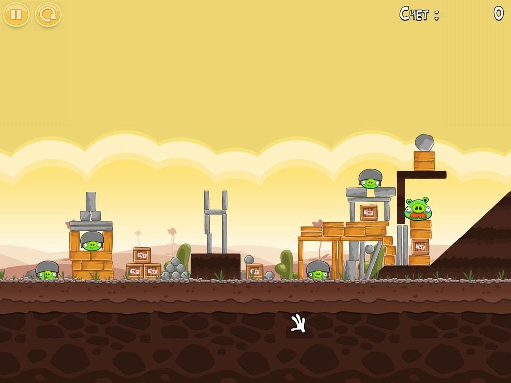 Скриншот из игры Angry Birds под номером 89