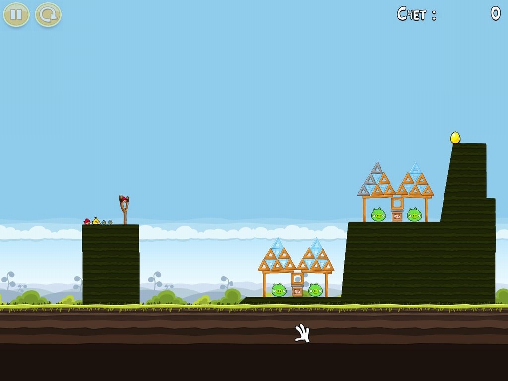 Скриншот из игры Angry Birds под номером 91