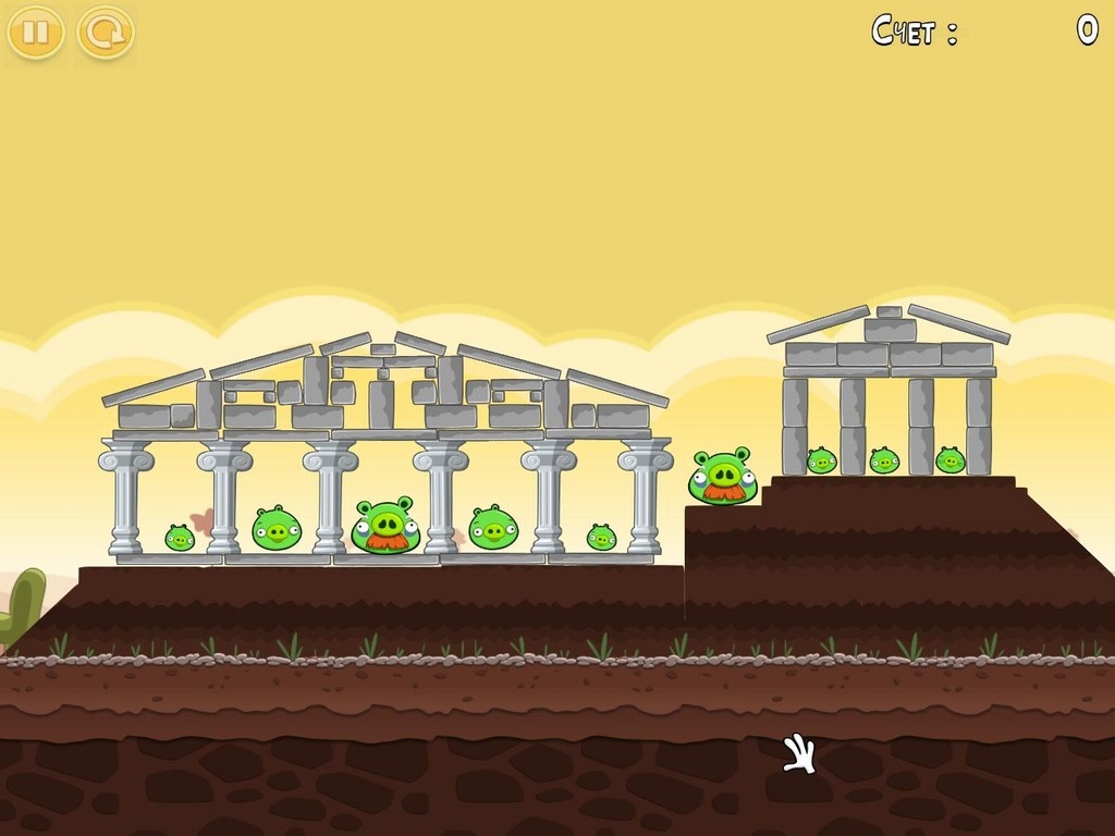 Скриншот из игры Angry Birds под номером 95