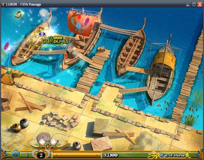 Скриншот из игры Luxor 5th Passage под номером 4