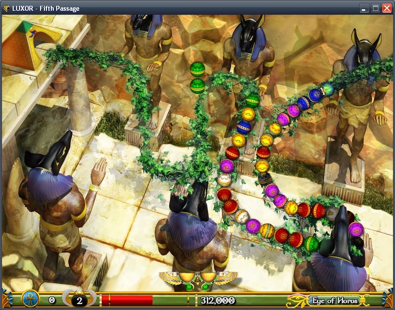 Скриншот из игры Luxor 5th Passage под номером 6