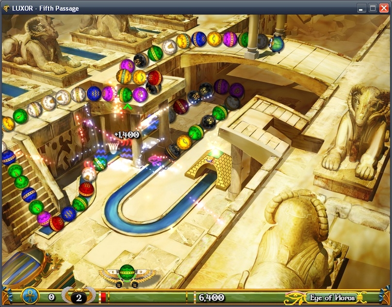 Скриншот из игры Luxor 5th Passage под номером 9