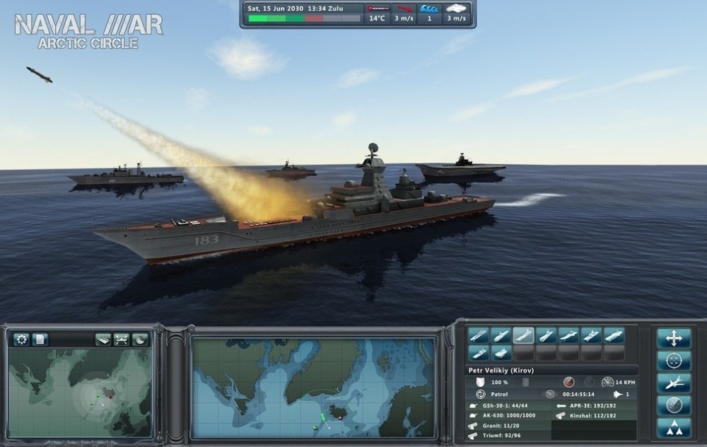 Скриншот из игры Naval War: Arctic Circle под номером 32