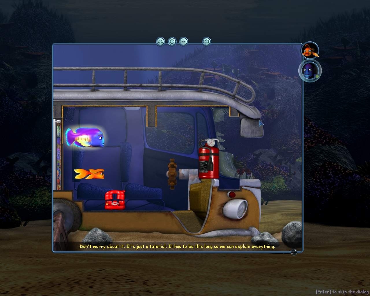 Скриншот из игры Fish Fillets 2 под номером 2