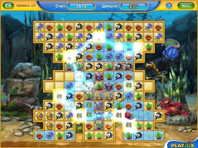 Скриншот из игры Fishdom 2 под номером 9