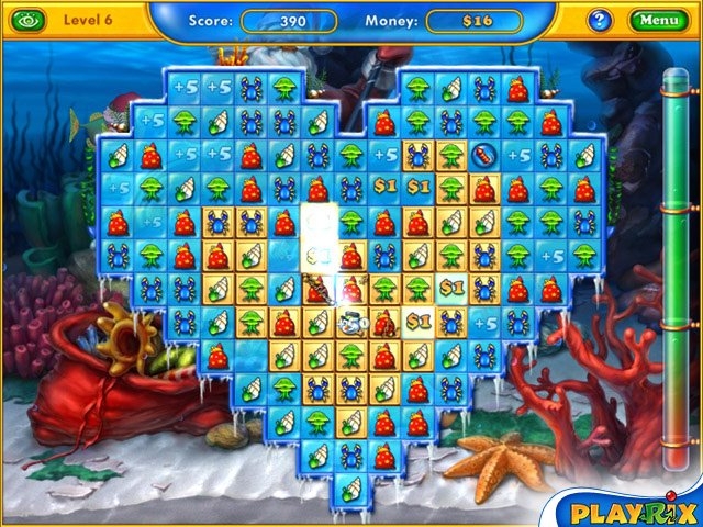Скриншот из игры Fishdom: Frosty Splash под номером 2