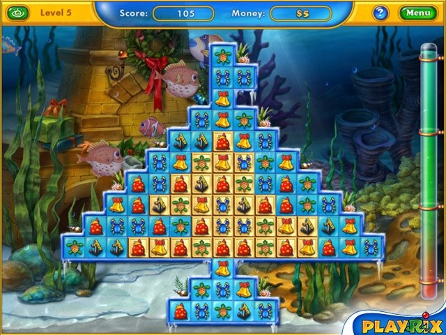 Скриншот из игры Fishdom: Frosty Splash под номером 3