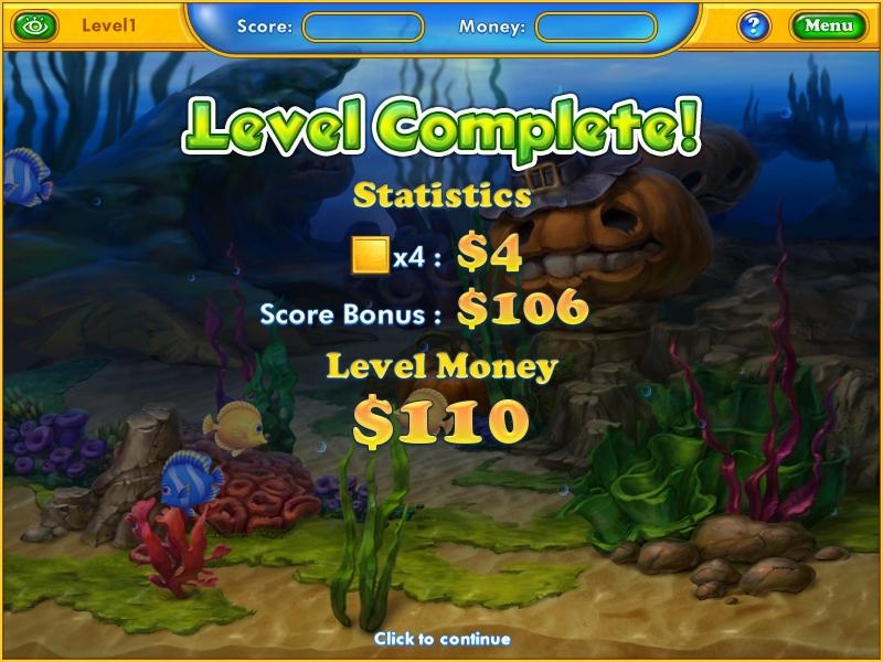 Скриншот из игры Fishdom: Spooky Splash под номером 10