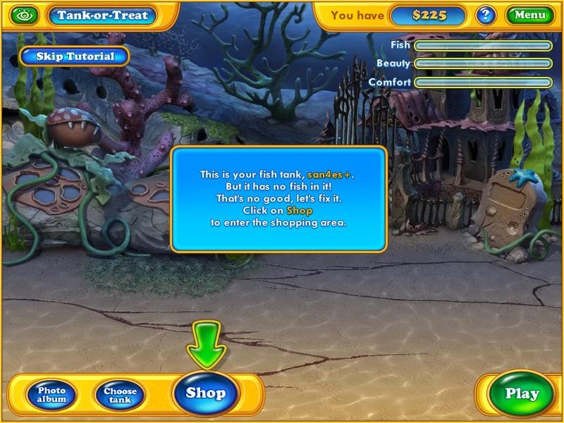 Скриншот из игры Fishdom: Spooky Splash под номером 3
