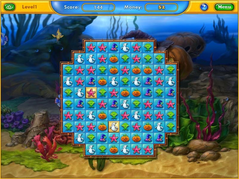 Скриншот из игры Fishdom: Spooky Splash под номером 7