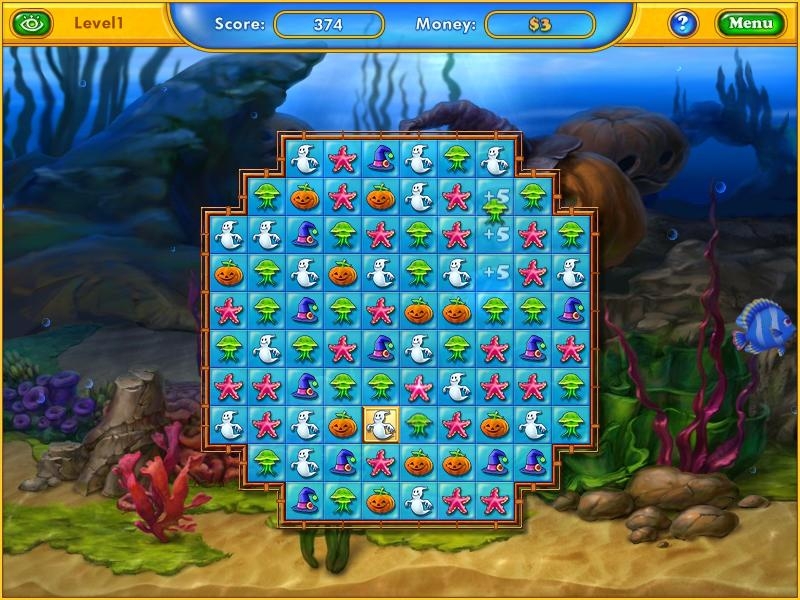 Скриншот из игры Fishdom: Spooky Splash под номером 8