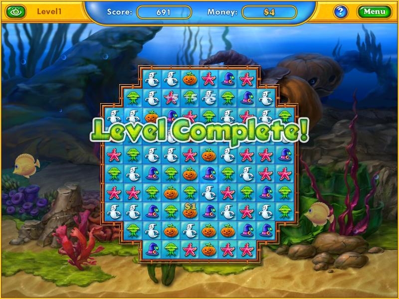 Скриншот из игры Fishdom: Spooky Splash под номером 9