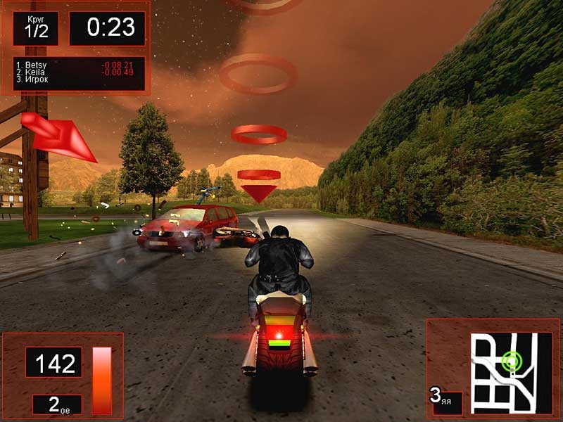 Скриншот из игры Extreme Motorbike Racing под номером 3