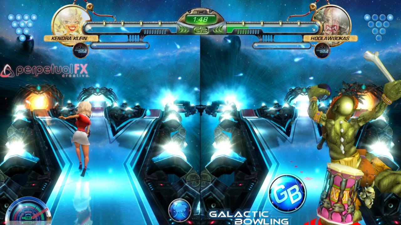 Скриншот из игры Galactic Bowling под номером 17