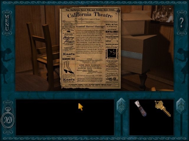 Скриншот из игры Nancy Drew: Message in a Haunted Mansion под номером 23