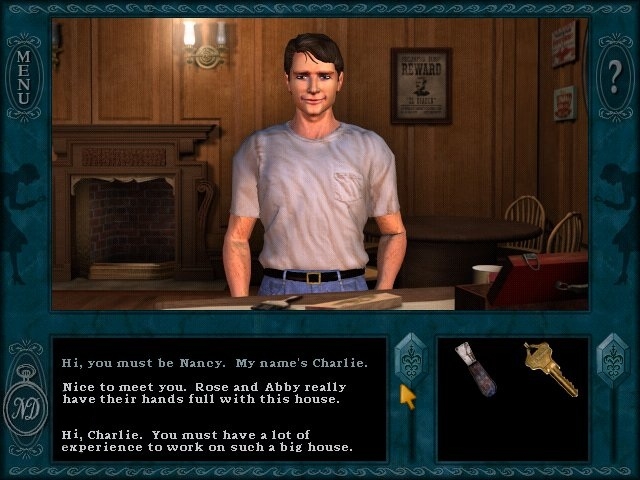 Скриншот из игры Nancy Drew: Message in a Haunted Mansion под номером 27