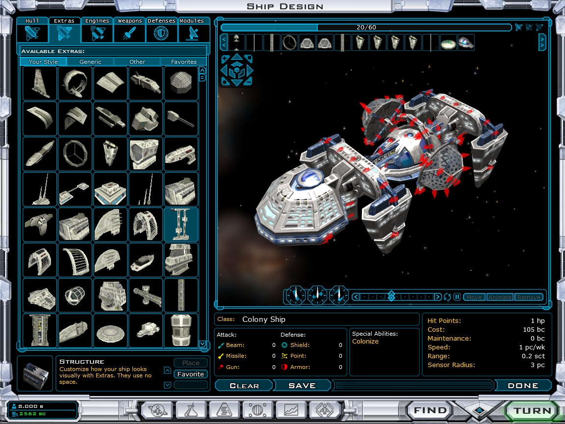 Скриншот из игры Galactic Civilizations 2: Twilight of the Arnor под номером 23