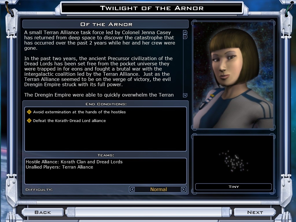 Скриншот из игры Galactic Civilizations 2: Twilight of the Arnor под номером 3
