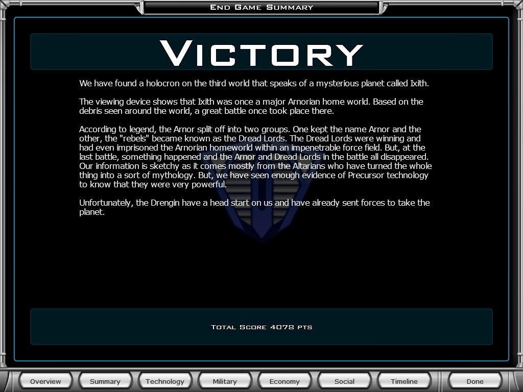 Скриншот из игры Galactic Civilizations 2: Dread Lords под номером 15