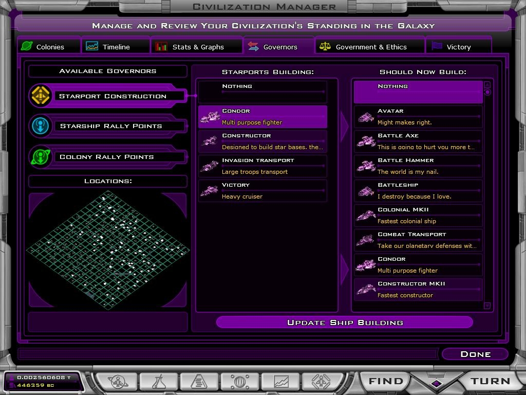 Скриншот из игры Galactic Civilizations 2: Dread Lords под номером 8
