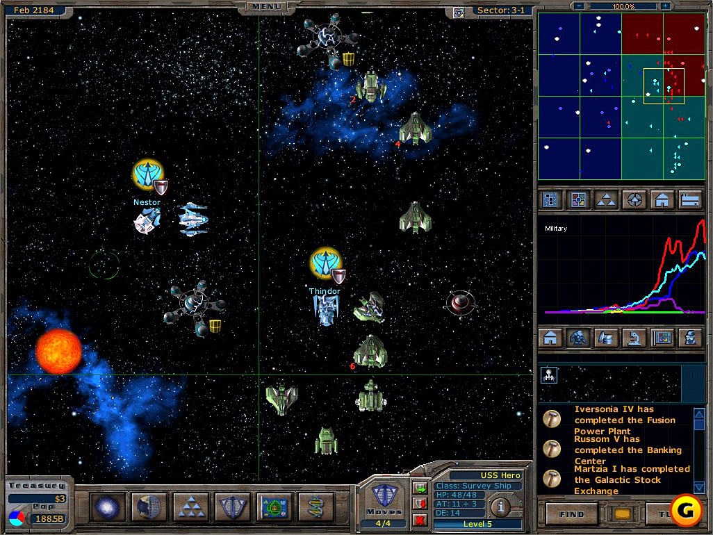 Скриншот из игры Galactic Civilizations под номером 2