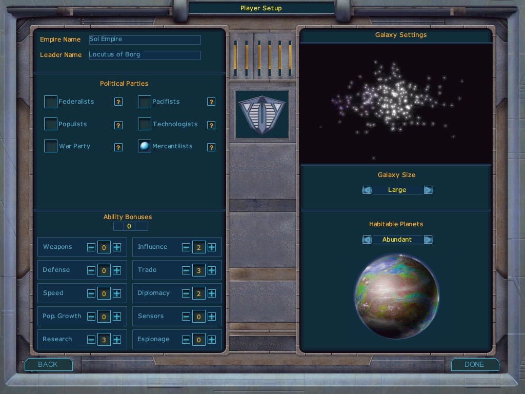 Скриншот из игры Galactic Civilizations под номером 25