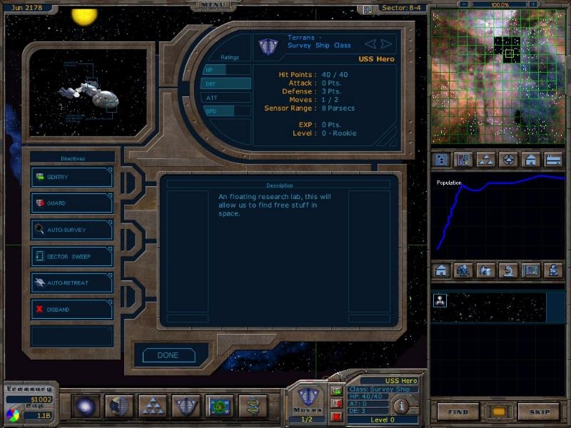 Скриншот из игры Galactic Civilizations под номером 4