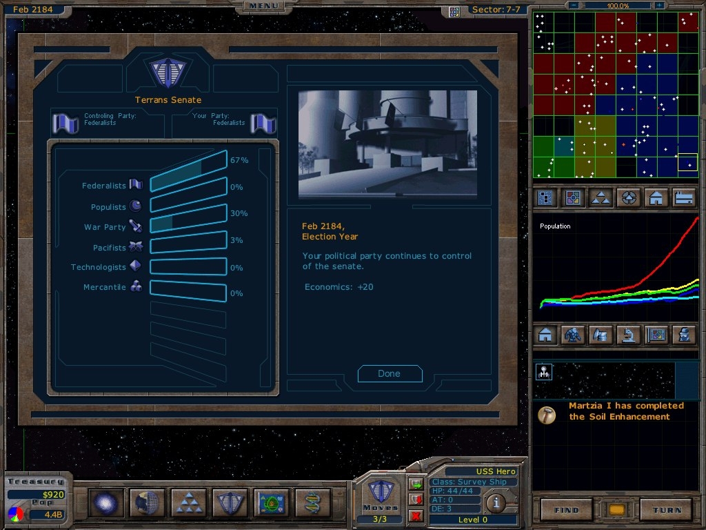 Скриншот из игры Galactic Civilizations (2003) под номером 19