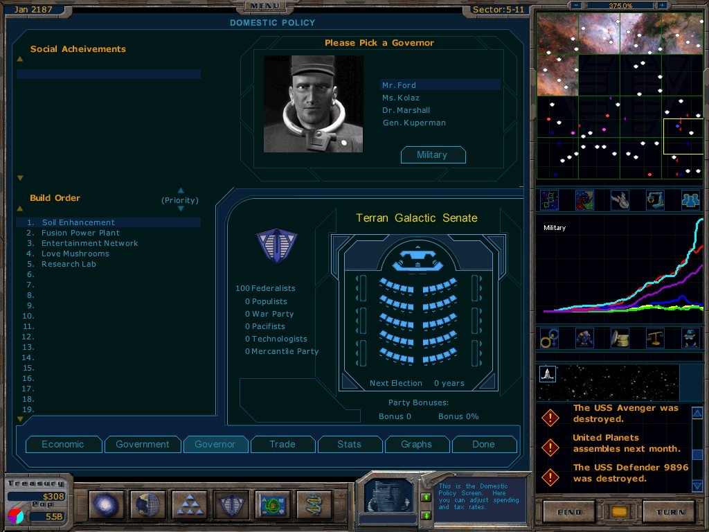 Скриншот из игры Galactic Civilizations (2003) под номером 9