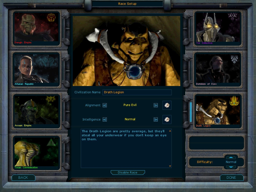 Скриншот из игры Galactic Civilizations: Altarian Prophecy под номером 2
