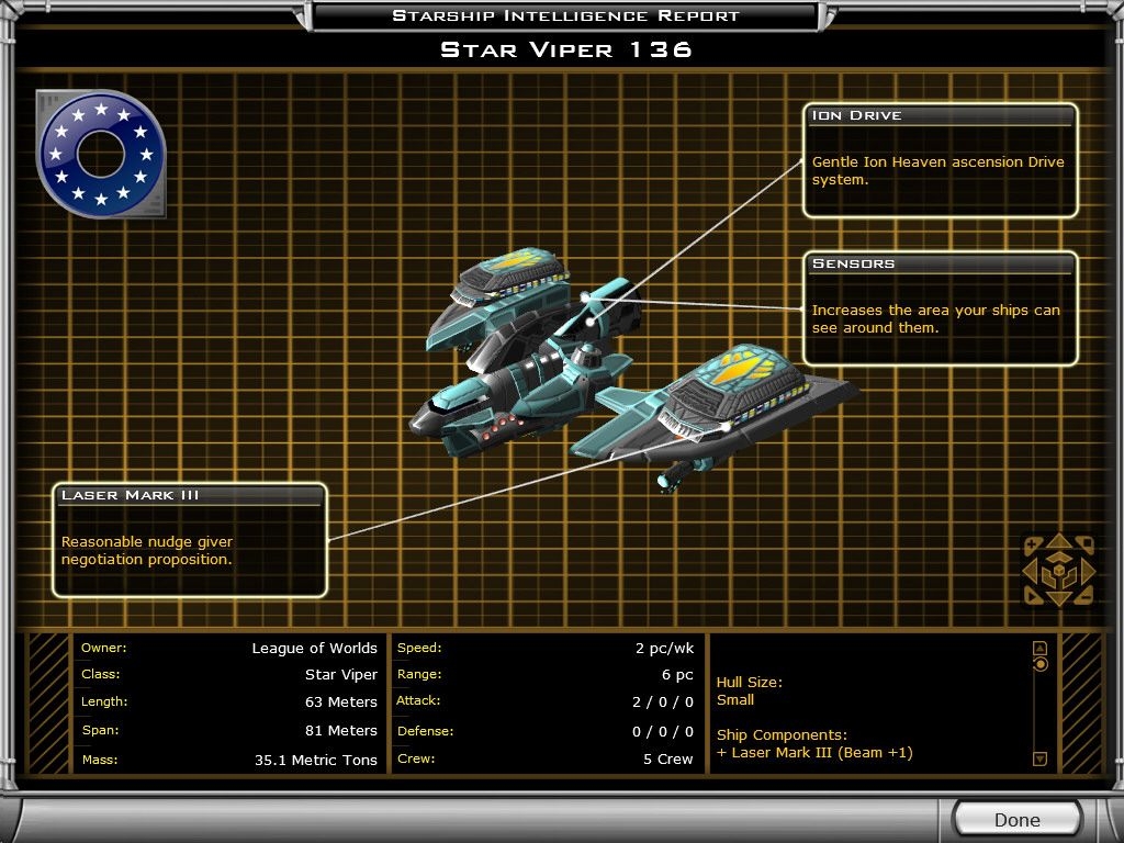 Скриншот из игры Galactic Civilizations 2: Dark Avatar под номером 5