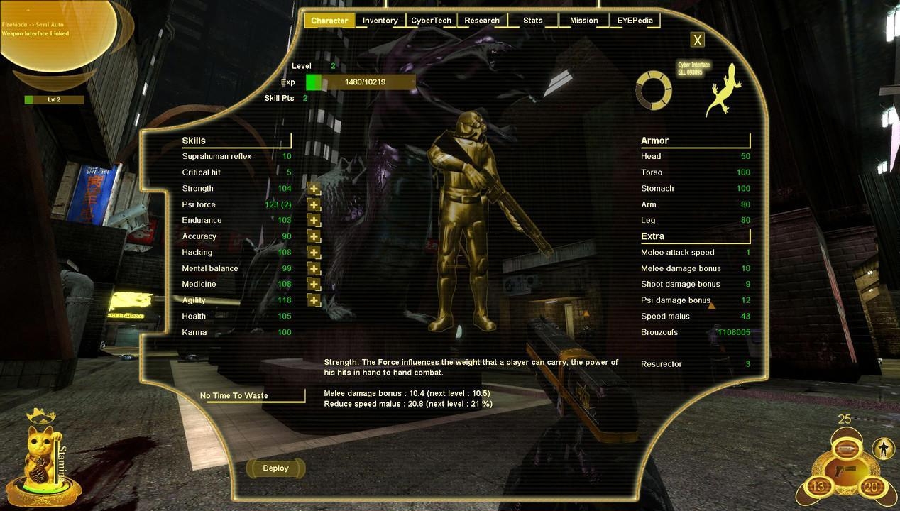 Скриншот из игры E.Y.E.: Divine Cybermancy под номером 62