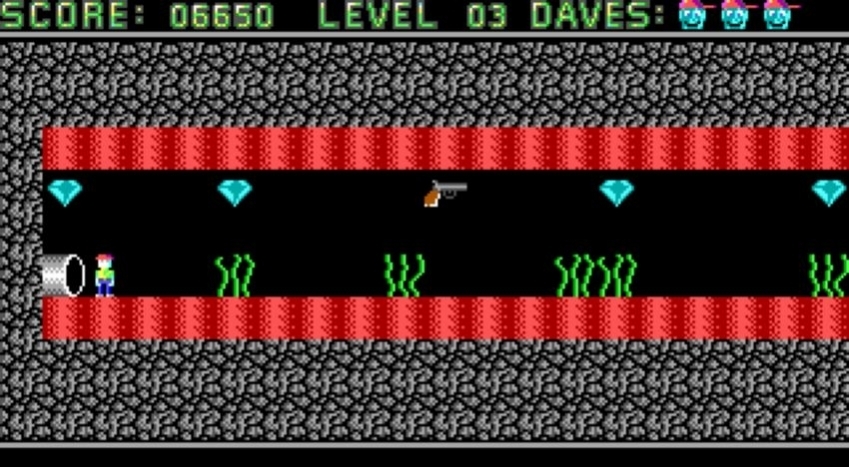 Скриншот из игры Dangerous Dave под номером 1