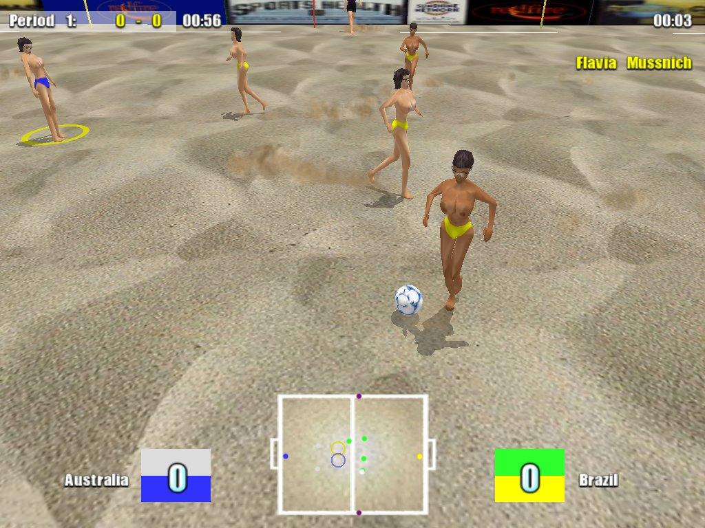 Скриншот из игры Babes & Balls Xtreme Beach Soccer & Volleyball под номером 1