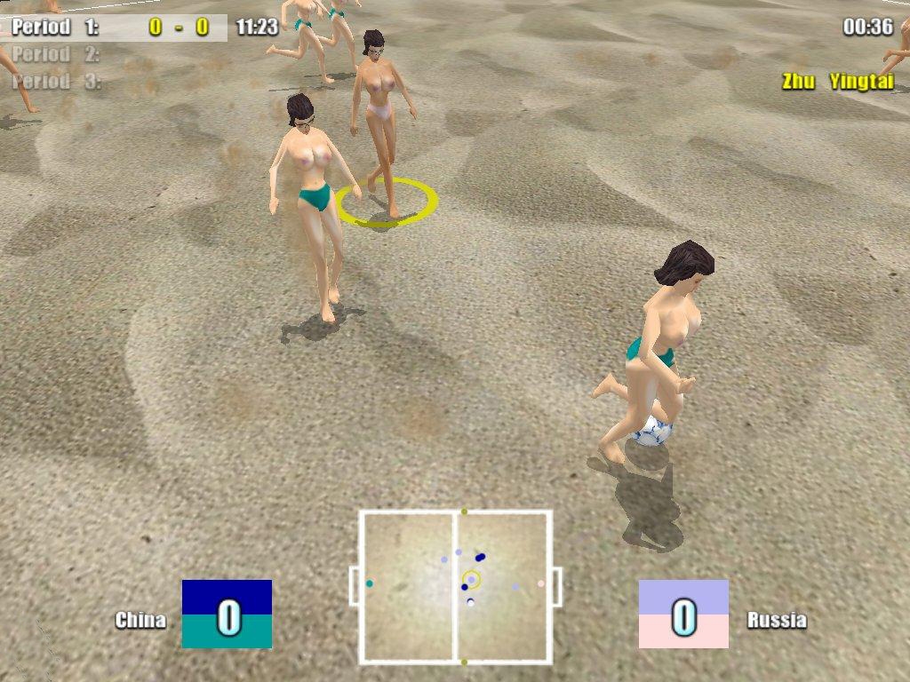 Скриншот из игры Babes & Balls Xtreme Beach Soccer & Volleyball под номером 2